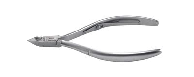 BLUE FARM | Lombard. Cobalt leather cutter, curved, overlapping, single bar spring