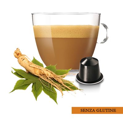 BLUE FARM | Nestlé. Nespresso. Ginseng. Compatible capsules "Lollo" in packs of 10 pieces.