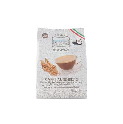 BLUE FARM | Lavazza A modo mio. Ginseng. Cápsulas compatibles “ Toda” en envases de 16 unidades.