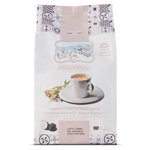 BLUE FARM | Nestlé. Nescafé Dolce Gusto. Ginseng. Cápsulas compatibles “ Toda” en envases de 16 unidades.