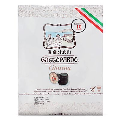 BLUE FARM | Nestlé. Nespresso. Ginseng. Capsules compatibles &quot;Toda&quot; en packs de 16 pièces.