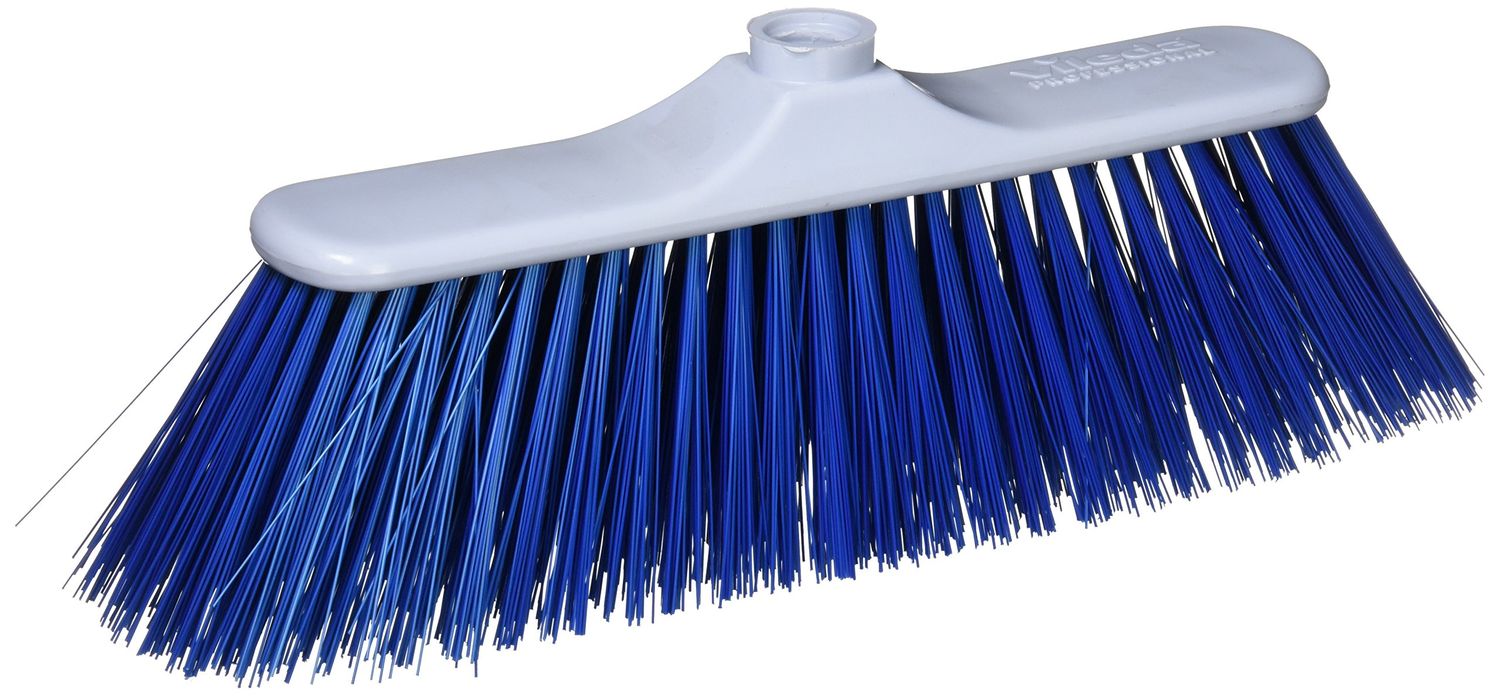 BLUE FARM | Vileda Professional. Contract Broom. Available in soft or strong fibres
