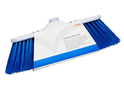 BLUE FARM | Vileda Professional. Contract Broom. Available in soft or strong fibres
