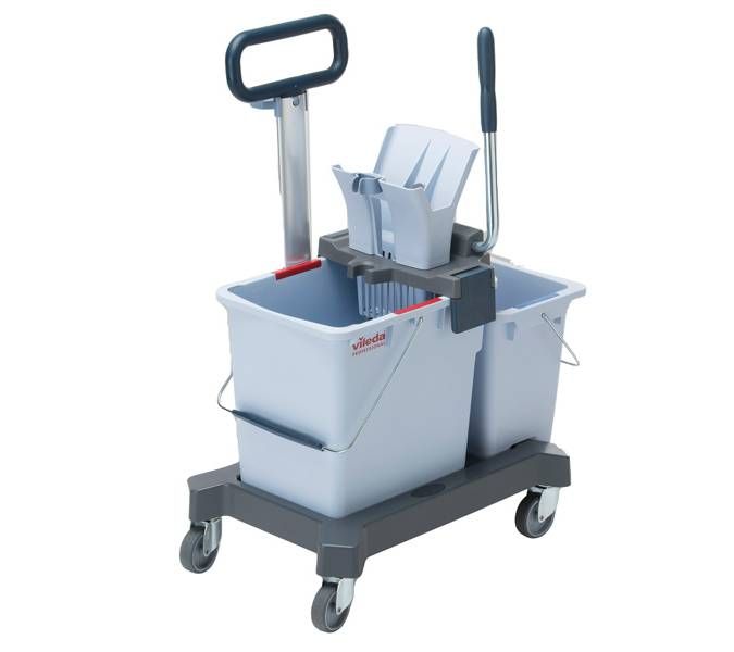 BLUE FARM | Vileda Professional. UltraSpeed ​​Pro - Double Bucket Floor Cleaning Systems
