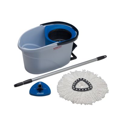 BLUE FARM | Vileda Professional. Floor cleaning: UltraSpin Mini System (pedal-operated rotary)