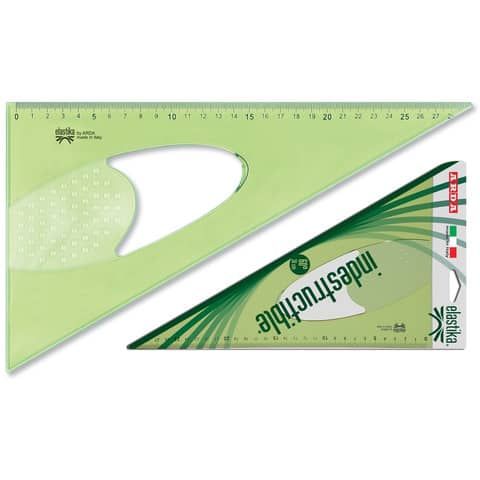 Squadra ARDA Linea Elastika plastica flessibile verde trasparente 60 cm 30 EL6030