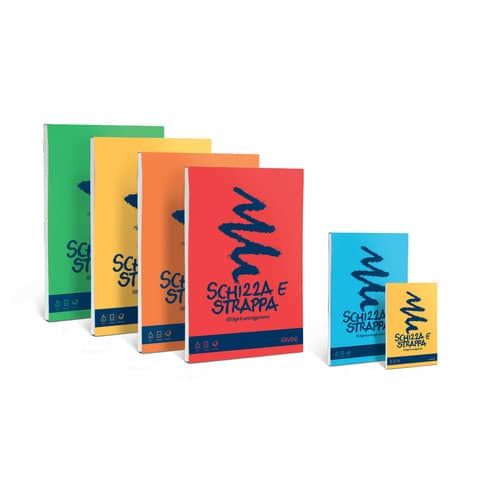 Album da disegno FAVINI SCHIZZA&amp;STRAPPA in leggerissima carta naturale liscia 50 g/m A3  1 blocco-150fg - A200703