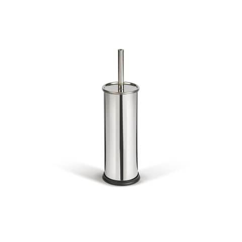Portascopino Perfetto Vic  9,5xh.27 cm. inox 0526