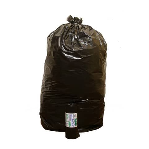 Sacchi immondizia Rolsac Quality in polietilene rigenerato capacit 97 l NERO rotolo da 10 pz. - 10271