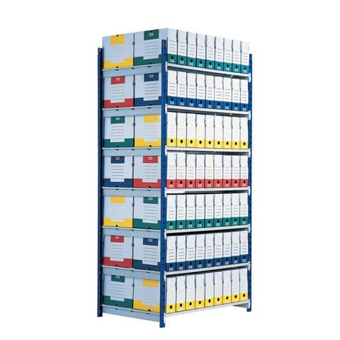 Modulo base scaffalatura Paperflow RANG&#39;ECO regolabile 100x68x200 cm blu - K605170
