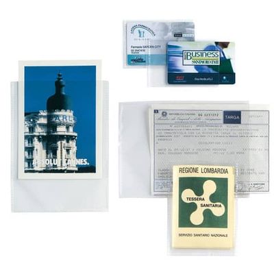 Buste a U Sei Rota Soft PP liscio - alto spessore trasparente - formato interno 35x50 cm Conf. 10 pezzi - 653550