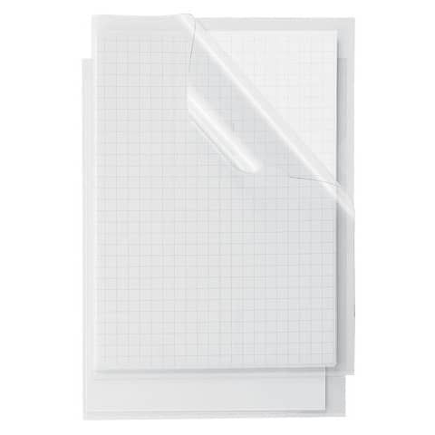 Cartelline a L in PVC Sei Rota Capri 61 R altissimo spessore - trasparente A4 - conf. 10 pezzi - 26006200