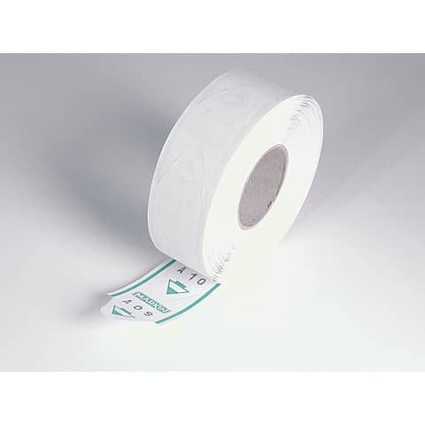 Rotoli tickets per eliminacode MARKIN rosso - 113x40 mm conf.5 - Y611RO