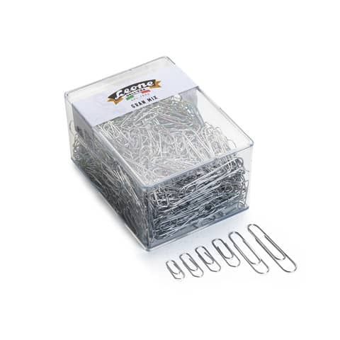 Fermagli Leone filo zincato ritrafilato Gran Mix misure assortite zinco brillante scatola da 500 g FZ500GMIX