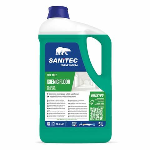 Detergente concentrato per pavimenti Sanitec Igenic Floor Mela verde &amp; Bacche 5 Kg - 1437