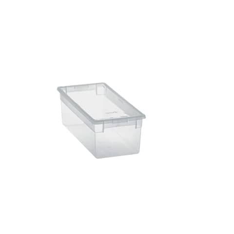 Contenitore multiuso TERRY Light Box S 7 lt. trasparente 17,8x39,6x13,2 cm 1001378