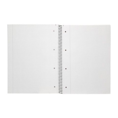 Quaderno spiralato Q-Connect A4 - 80 ff 70 g/m - quadretti 5 mm - KF01981