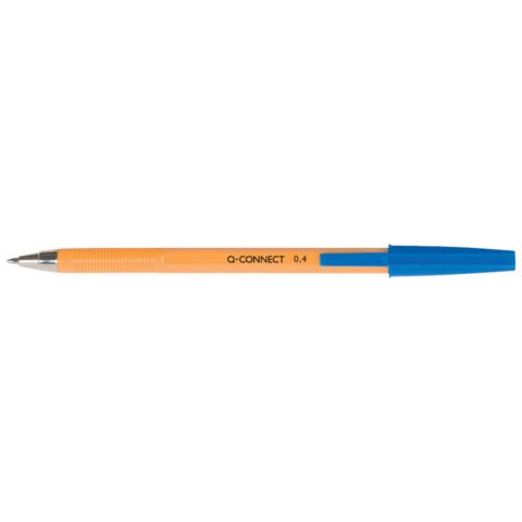 Penna a sfera Q-Connect F blu  conf. da 20 - KF34047