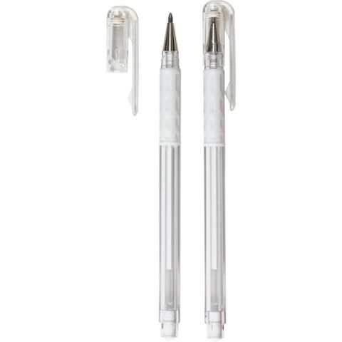 Penna roller Pentel Gel Hybrid grip Luna 0.8 mm bianco K118-LW