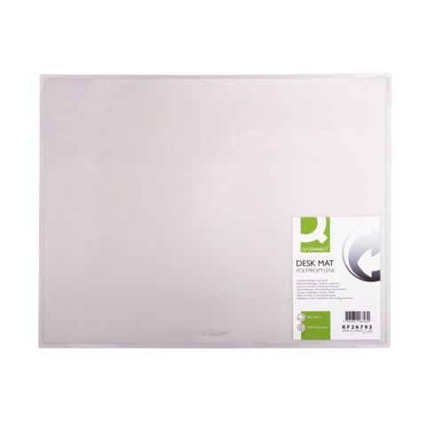 Sottomano senza copertina Q-Connect 63x50 cm trasparente KF26793