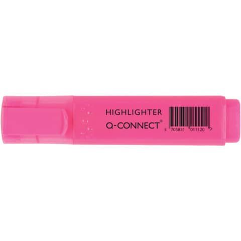 Evidenziatore Q-Connect 1,5-5 mm rosa  KF01112