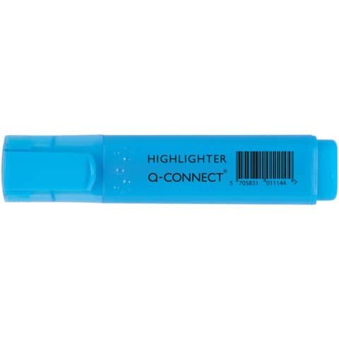 Evidenziatore Q-Connect 1,5-5 mm blu  KF01114