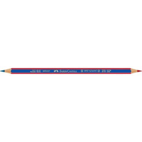 Matita bicolore Faber-Castell Janus 2160 B rossa e blu 116000