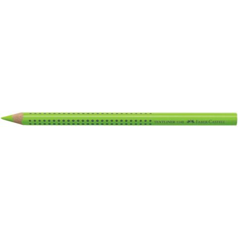 Matita evidenziatore Faber-Castell Textliner Dry 1148 Grip Jumbo verde fluo - 114863