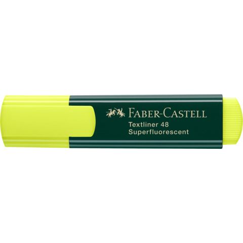 Evidenziatore Faber-Castell Textliner 48 Refill tratto 1-2-5 mm giallo fluo 154807