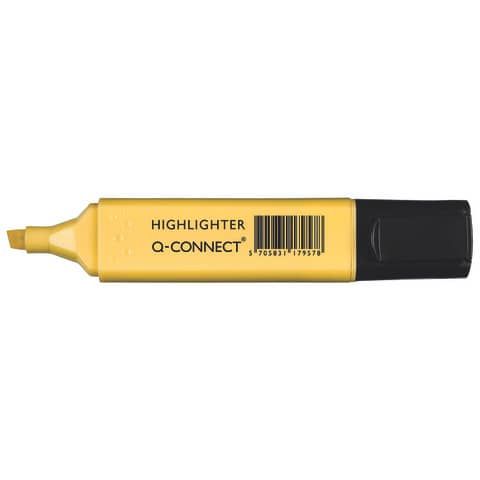 Evidenziatore Pastel Q-Connect 1,5-5 mm giallo KF17957