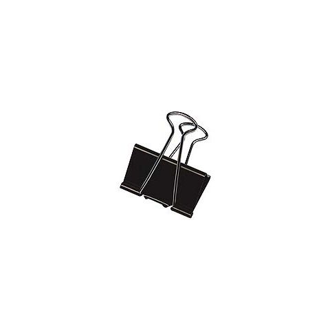 Molle Double Click Q-Connect Foldback nero 42 mm conf. da 10 - KF01285