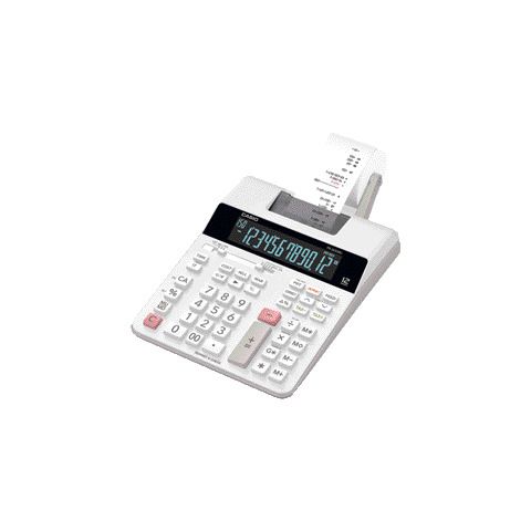 Calcolatrice scrivente Casio semi-professionale con alimentazione AC bianco - FR-2650RC-W-EC