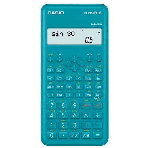 Calcolatrice scientifica Casio con 181 funzioni. Ammessa alla Maturit - FX-220PLUS-2-W-EH