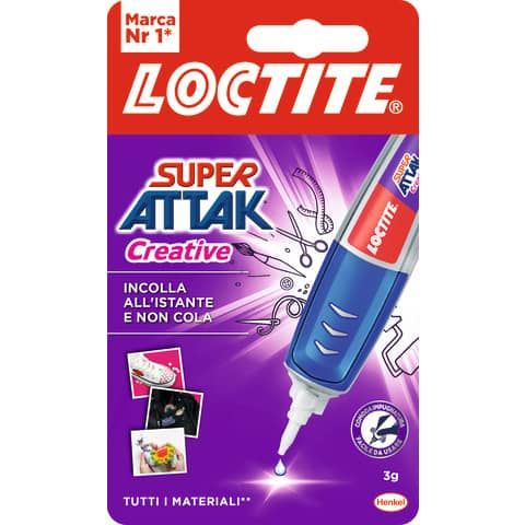 Colla Loctite Super Attak Creative 3 gr - trasparente 2954983