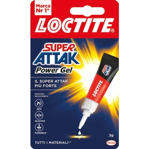 Colla Loctite Super Attak Power Flex gel 3 g trasparente in tubetto 2947515