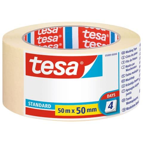 Nastri per mascheratura tesa in carta standard 50 mm x 50 m 05089-00000-02