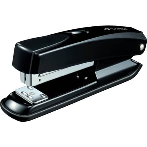 Cucitrice da tavolo Q-Connect metallo 20 ff nero profondit cucitura 6,1 cm - KF01044