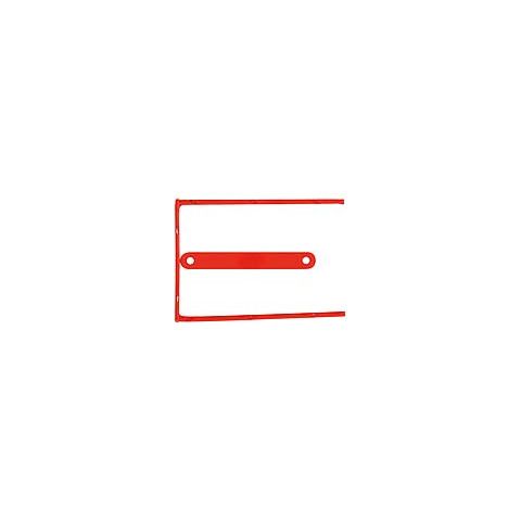 Clip fermafogli Q-Connect rosso passo 8 cm conf. 100 pezzi - KF02281