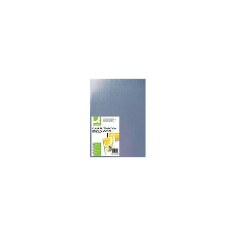 Copertina per rilegatura Q-Connect trasparente 200 m A3 conf. 100 pezzi - KF32159