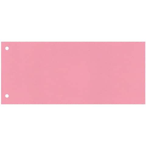 Separatore per archivio con due fori Q-Connect 24x10,5 cm 190 g/m rosa conf. da 100 - KF00517