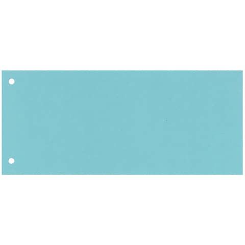 Separatore per archivio con due fori Q-Connect 24x10,5 cm 190 g/m blu conf. da 100 - KF00512