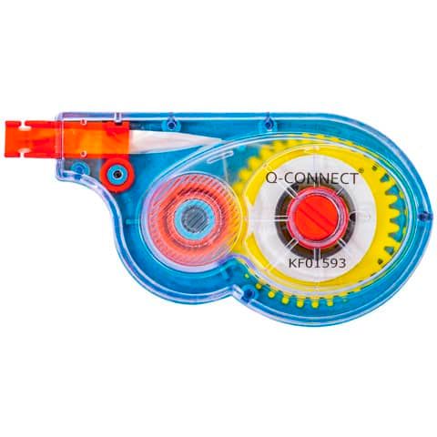 Correttore a nastro Q-Connect monouso a stesura laterale 5 mm x 8 m KF01593