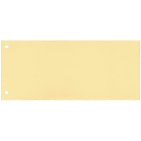 Separatore per archivio con due fori Q-Connect 24x10,5 cm 190 g/m giallo conf. da 100 - KF00516