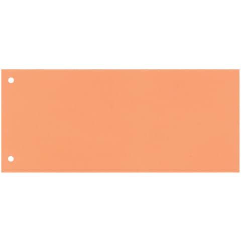 Separatore per archivio con due fori Q-Connect 24x10,5 cm 190 g/m arancio conf. da 100 - KF00519