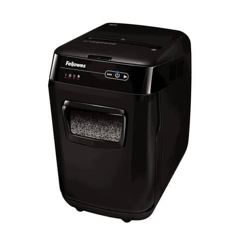 Distruggidocumenti uso moderato FELLOWES AutoMax? 200M - P-5 - 32 L - taglio a microframmenti 2x14 mm nero - 4656301