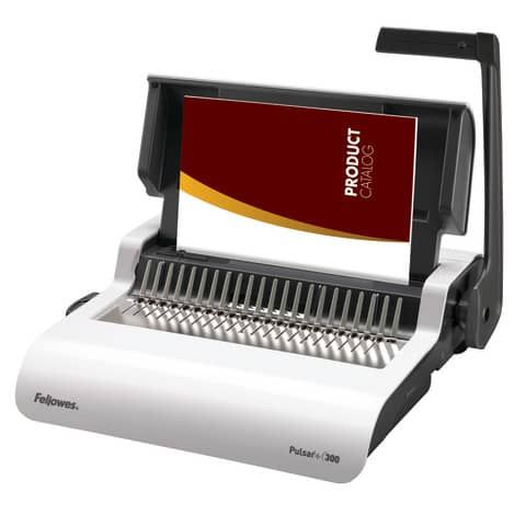 Rilegatrice a dorsi plastici FELLOWES Pulsar+ 300 capacit di perforazione 17 fogli - 5627601