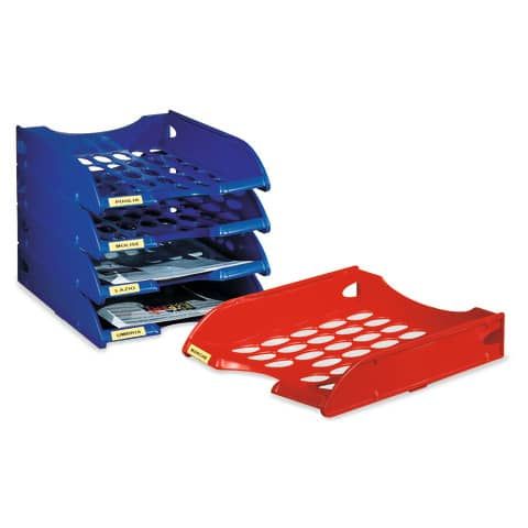 Vaschetta portacorrispondenza Leonardi Modula polistirolo nero 26x34,5x6,5 cm E040NE