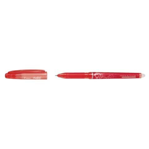 Penna a sfera cancellabile Pilot Frixion Point - punta 0,5 mm - inchiostro rosso - 006415