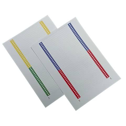 Cartoncini di ricambio BERTESI per cartelle sospese armadio mod. Beta conf. 10 ff da 40 (400 cartoncini) - 031 10