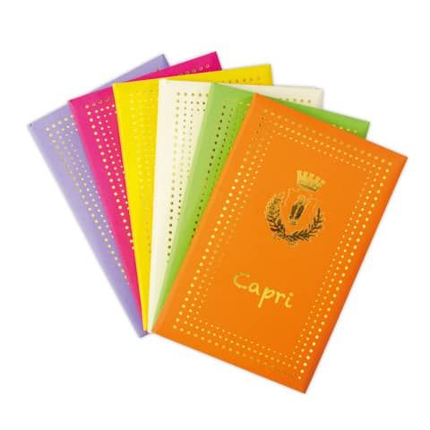 Biglietti con busta Ellebi - Sadoch Capri &#39;&#39;formato 9&#39;&#39; 9x14 cm assortiti Conf. 10 pezzi - 8020